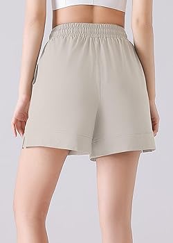 Vcansion Women's Casual Cotton Elastic Waist Loose Comfy